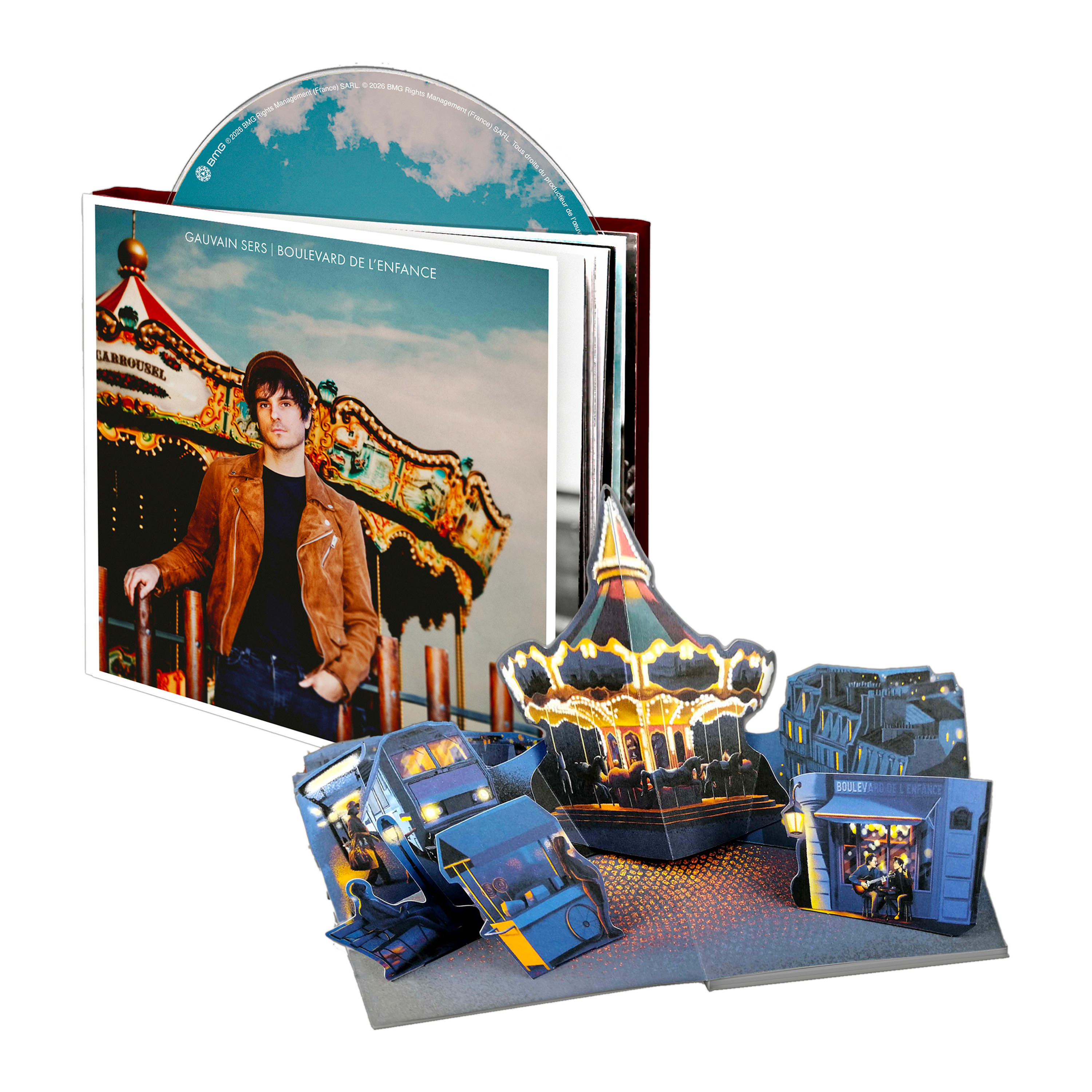 CD livre pop-up "Boulevard de l'enfance" + Dédicace